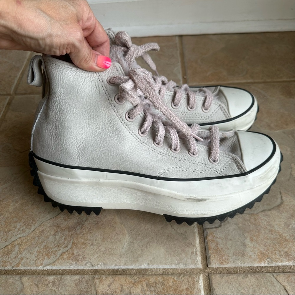 Converse Run Star Hike Cozy Club Light In Orewood Grey Pink - Picture 4 of 12